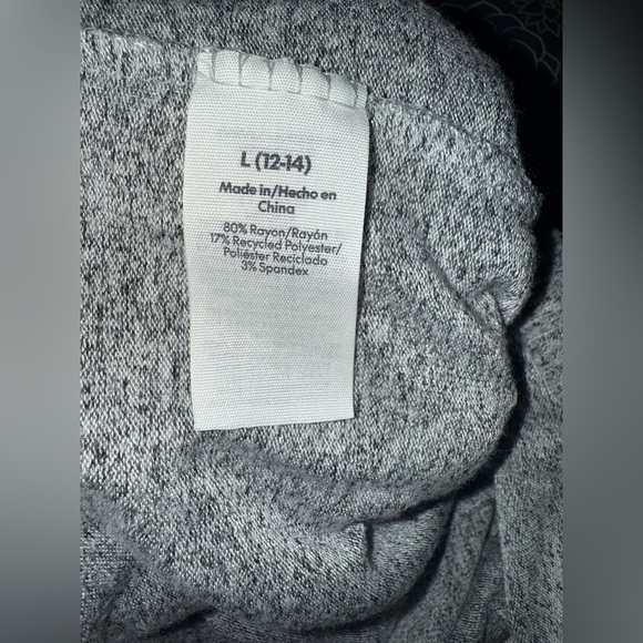 Chic Gray Fold Over Waste Women's Comfy Pants - Picture 3 of 3